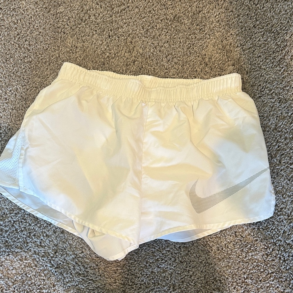 Nike Women's Athletic White Shorts